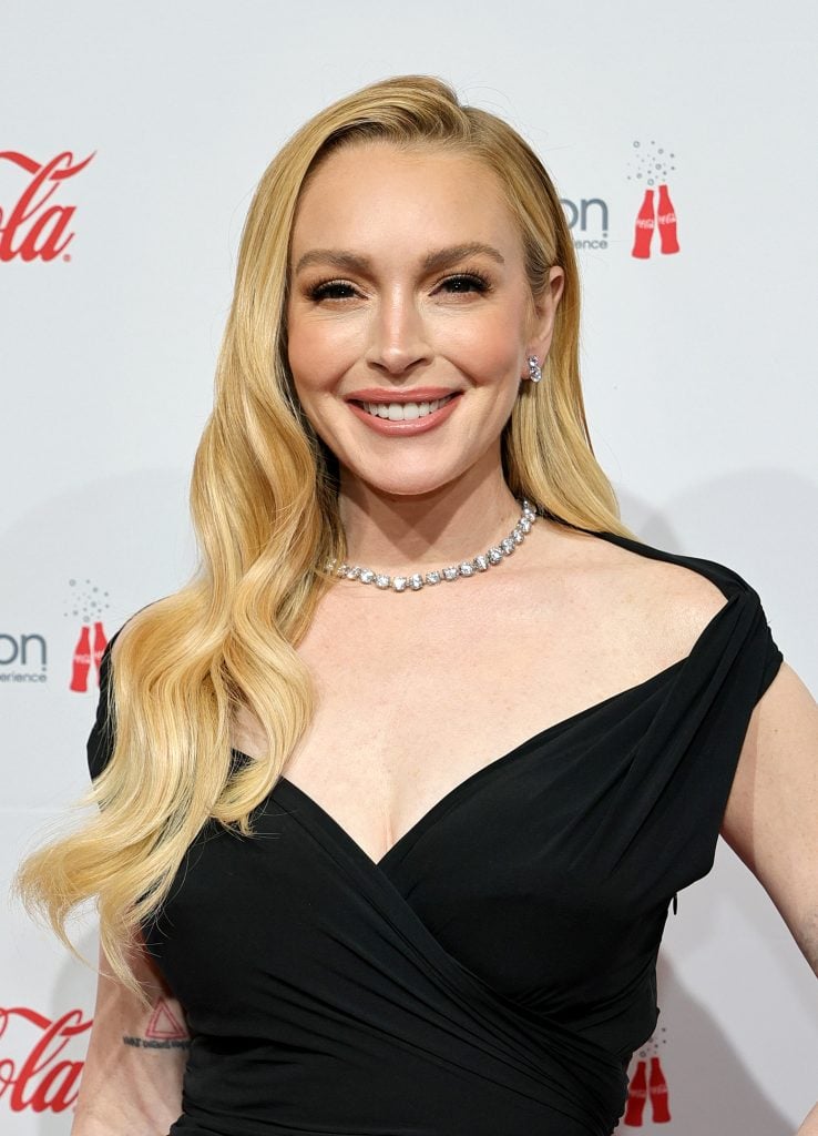 Lindsay Lohan on April 3, 2025.
