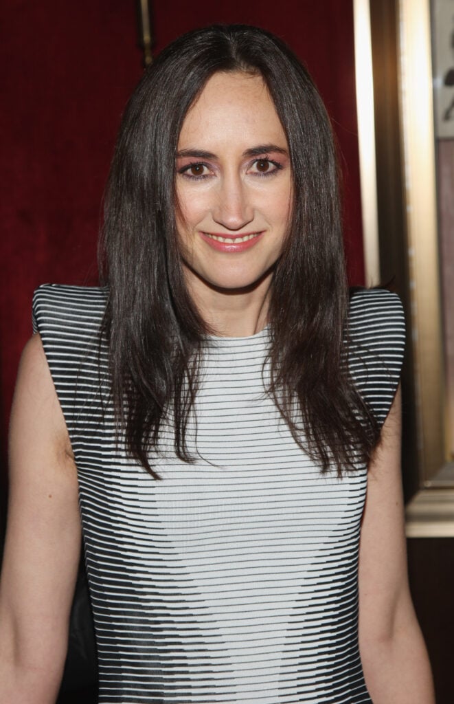 Writer Sophie Kinsella attends the premiere of Confessions of a Shopaholic at the Ziegfeld Theatre on February 5, 2009 in New York City. 