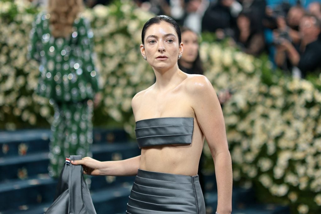 Lorde on May 5, 2025 at the Met Gala. Her look was very Gender, according to many.