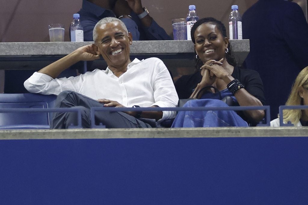 President Barack Obama and Michelle Obama on August 28, 2023.