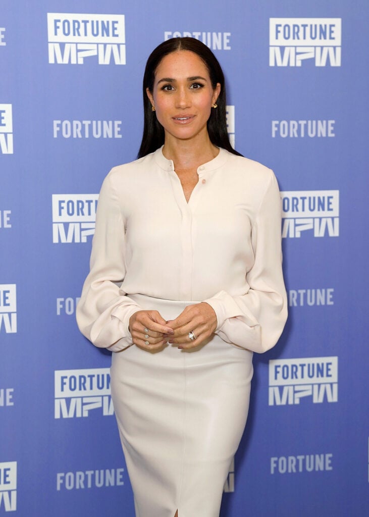 Duchess of Sussex and Founder of As Ever, Meghan Markle, attends Fortune Most Powerful Women Summit 2025 at Salamander Hotel on October 14, 2025 in Washington, DC.