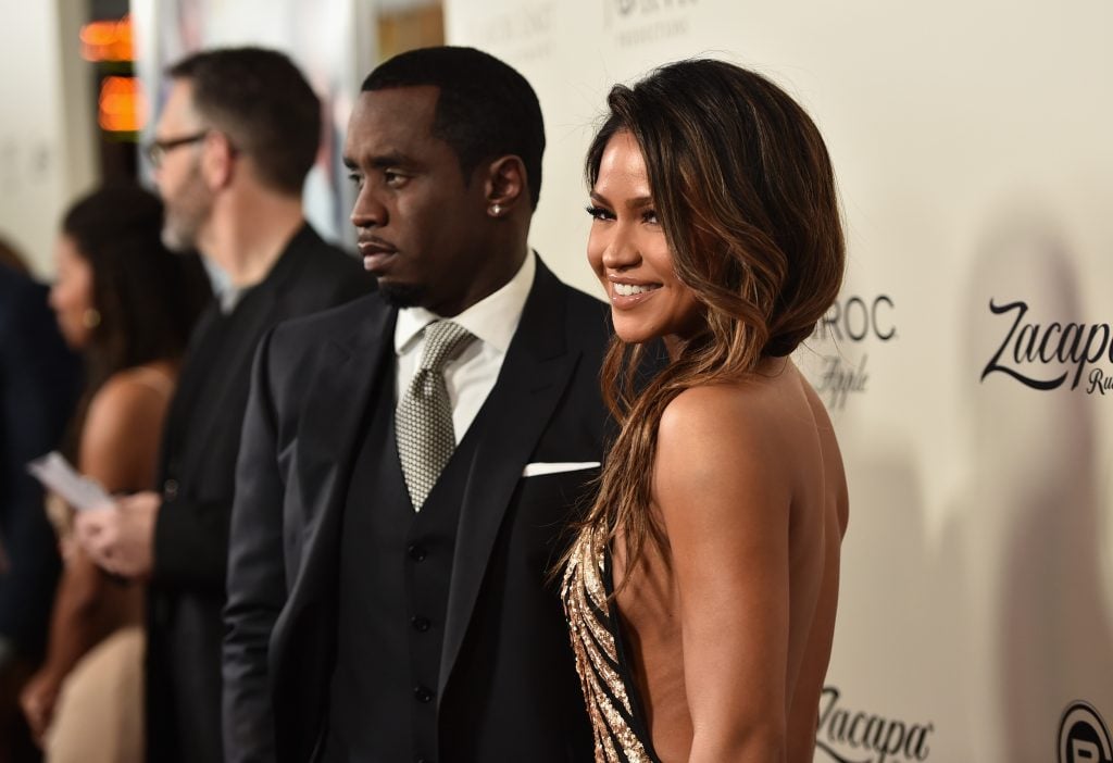 Sean 'Diddy' Combs and actress Cassie Venturaattends the premiere of Lionsgate's 'The Perfect Match' at ArcLight Hollywood on March 7, 2016 in Hollywood, California. 