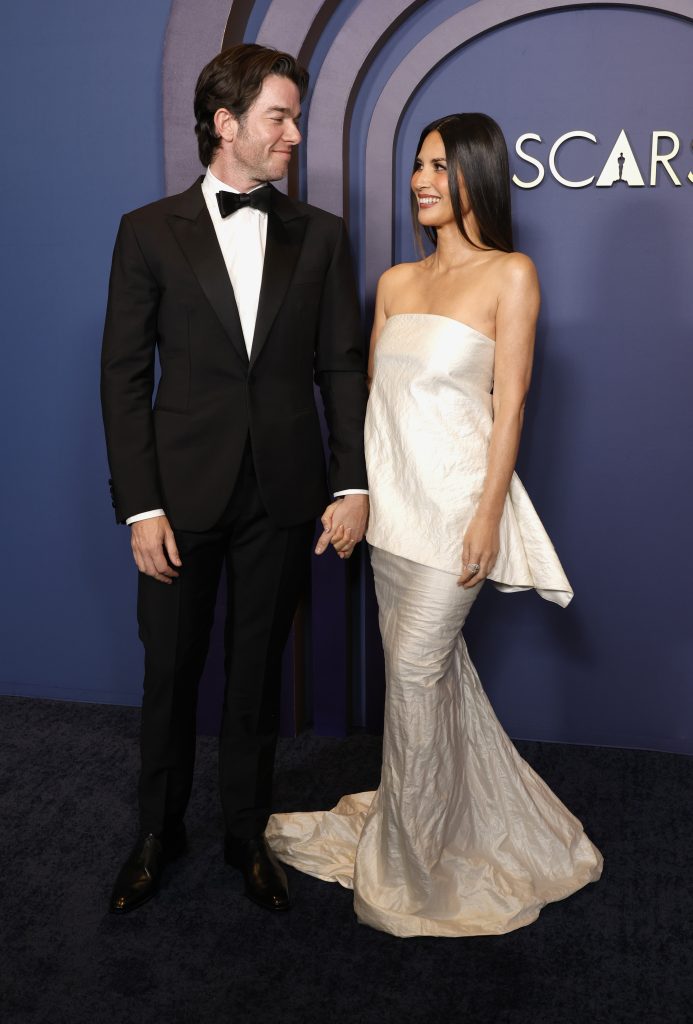 John Mulaney and Olivia Munn attend the Academy Of Motion Picture Arts & Sciences' 14th Annual Governors Awards at The Ray Dolby Ballroom on January 09, 2024 in Hollywood, California.