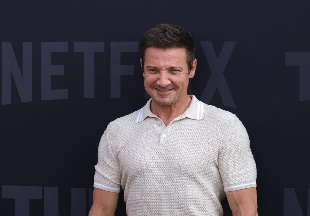 Jeremy Renner attends Netflix Tudum 2025: The Live Event at The Kia Forum on May 31, 2025 in Inglewood, California.