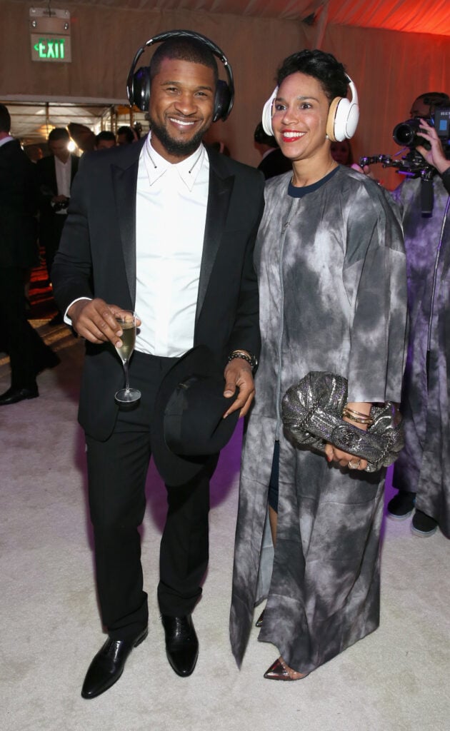 Usher and Grace Miguel in 2015.