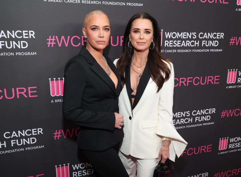 Teddi Mellencamp and Kyle Richards on April 28, 2025.