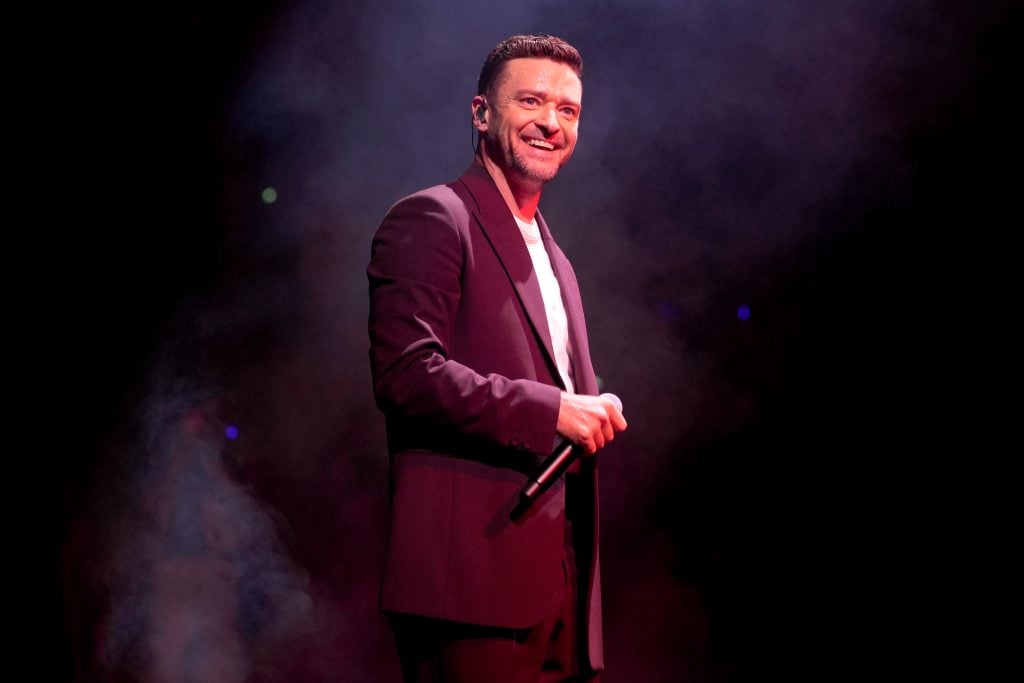 Justin Timberlake performs onstage during Audacy's 11th Annual We Can Survive at Prudential Center on September 28, 2024 in Newark, New Jersey. 