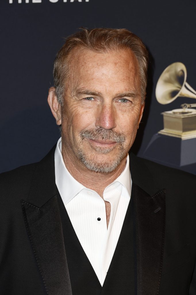 Kevin Costner attends the Pre-GRAMMY Gala & GRAMMY Salute To Industry Icons Honoring Julie Greenwald & Craig Kallman at The Beverly Hilton on February 04, 2023 in Beverly Hills, California.