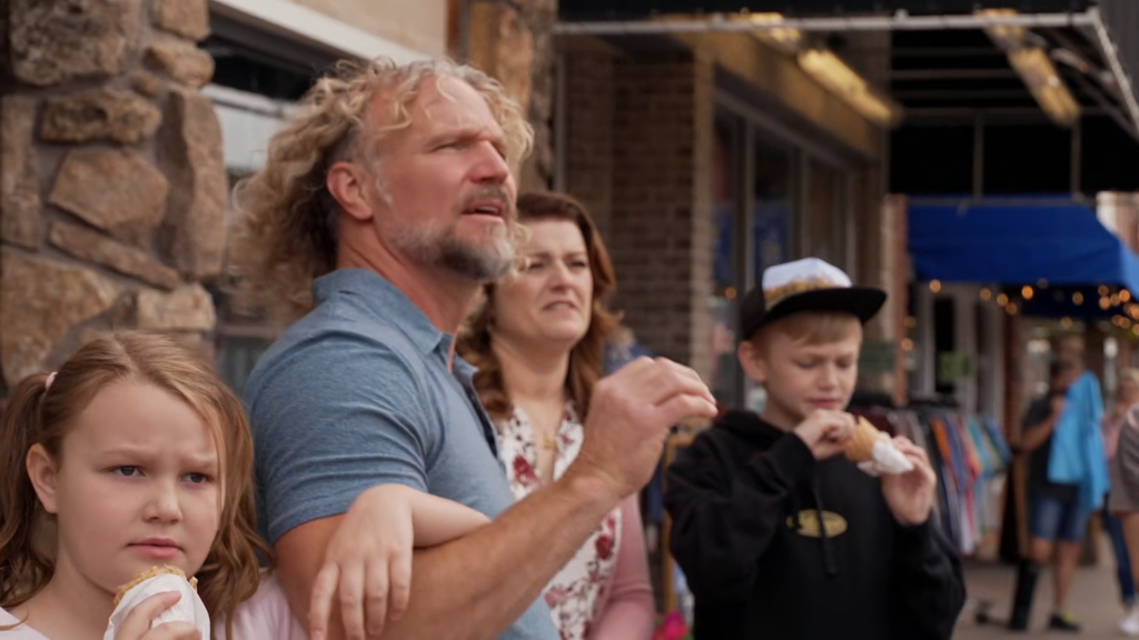 Kody Brown and Robyn Brown and their kids in Cody, Wyoming.