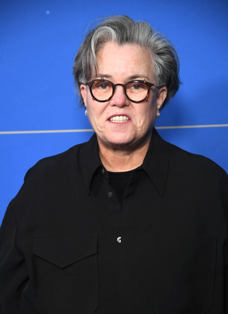 Rosie O'Donnell attends Cool Comedy Hot Cuisine Benefitting The Scleroderma Research Foundation at Fairmont Century Plaza on October 29, 2024 in Los Angeles, California. 
