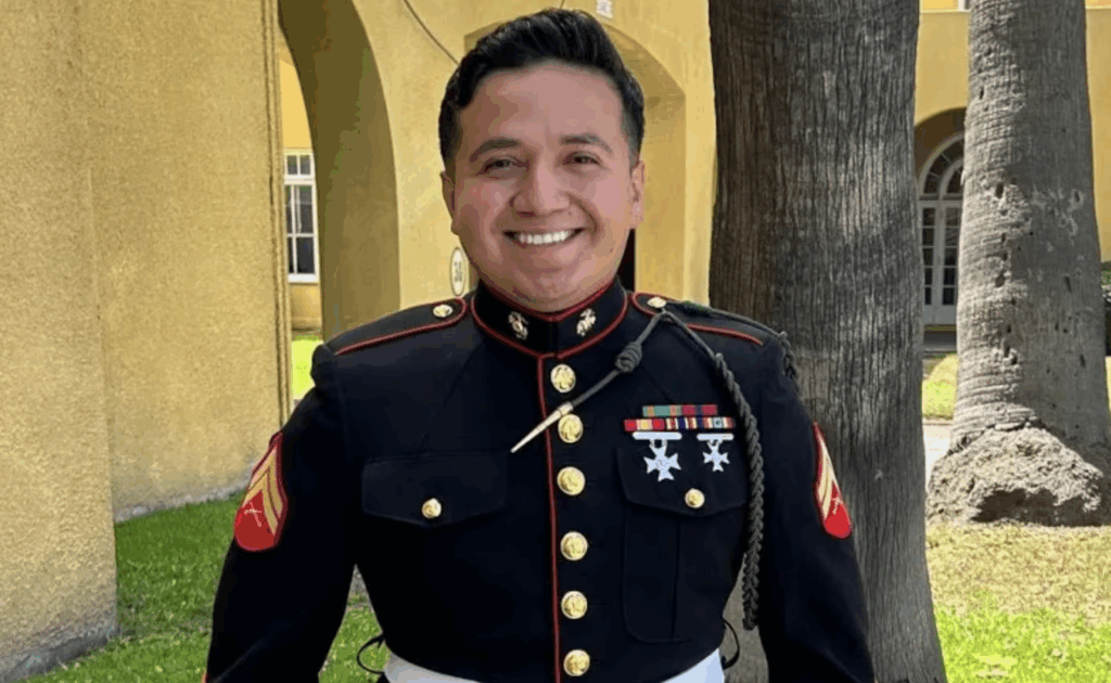 Marine recruiter Ricardo Perez Castillo has been sentenced for stabbing an 11-year-old neighbor.