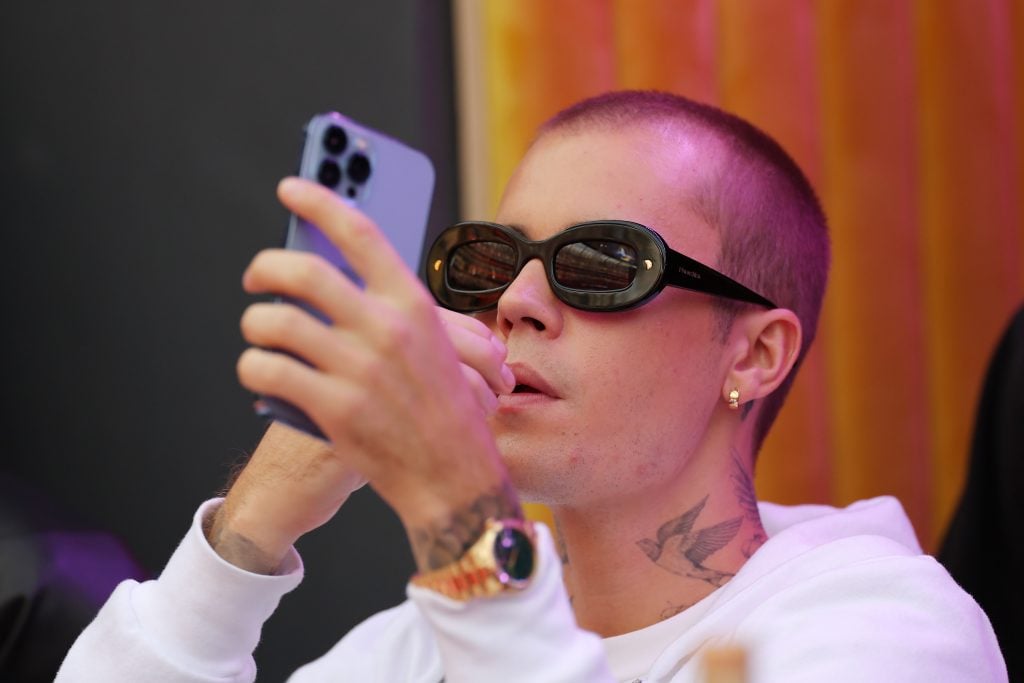 Justin Bieber on February 13, 2022.