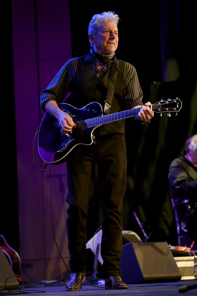 Joe Ely performs onstage for Country's Roaring '70s: Outlaws and Armadillos exhibition opening concert at Country Music Hall of Fame and Museum on May 25, 2018 in Nashville, Tennessee. 