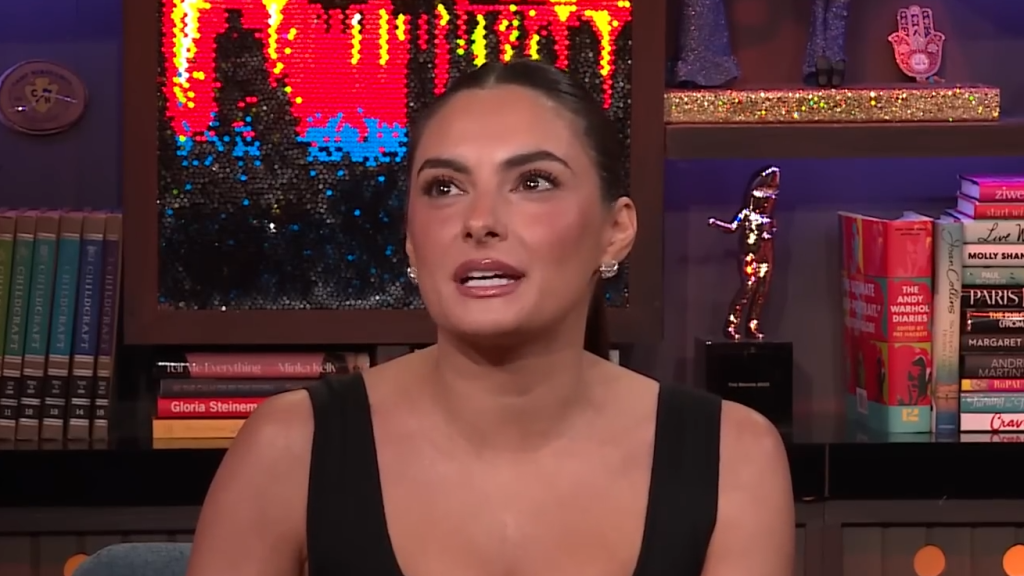 Paige DeSorbo on WWHL in April 2025.