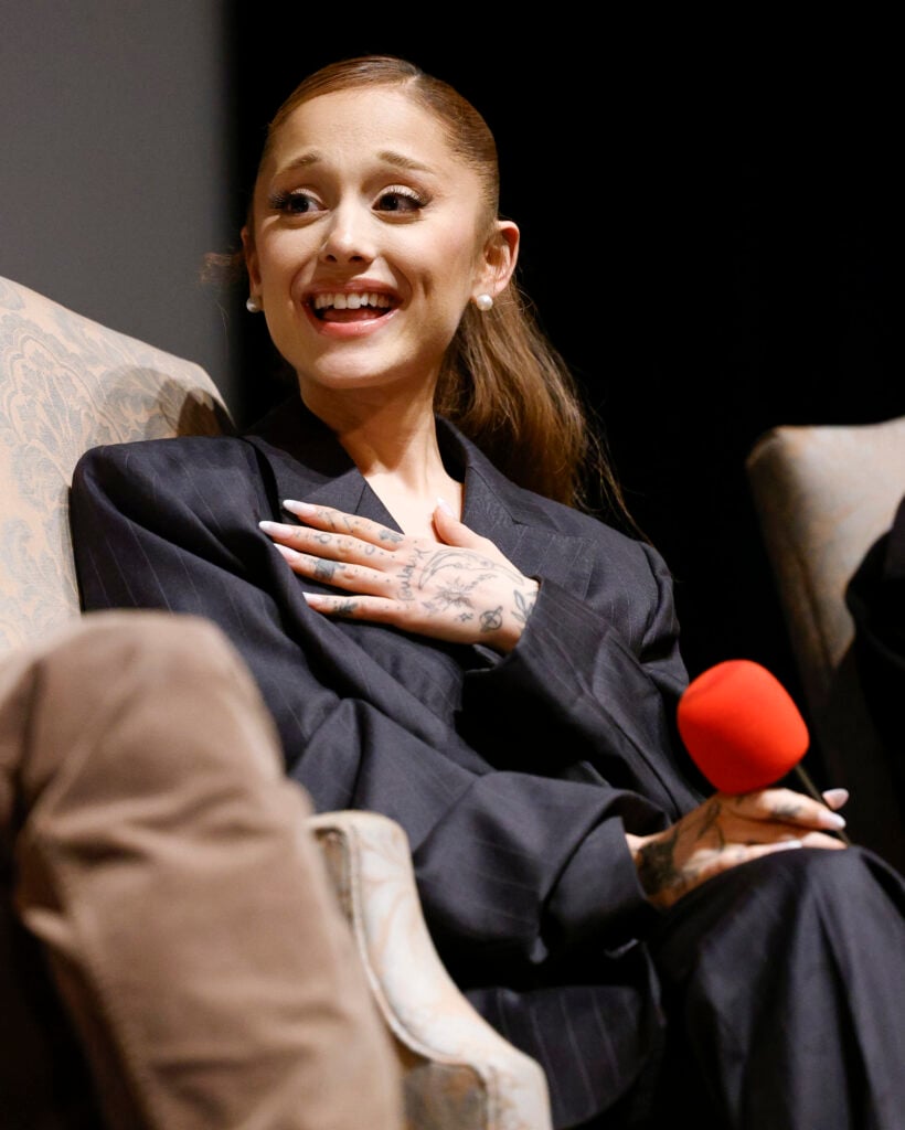 Ariana Grande on December 3, 2025.