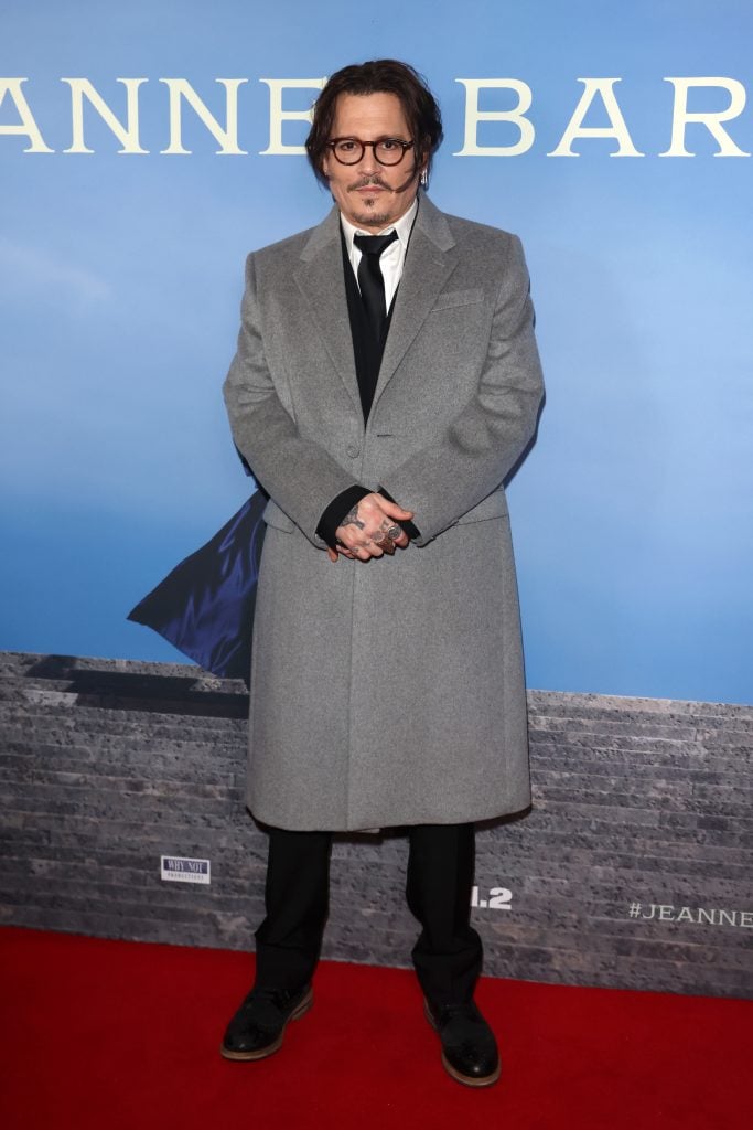 Johnny Depp attends the Jeanne du Barry UK Premiere at The Curzon Mayfair on April 15, 2024 in London, England. 