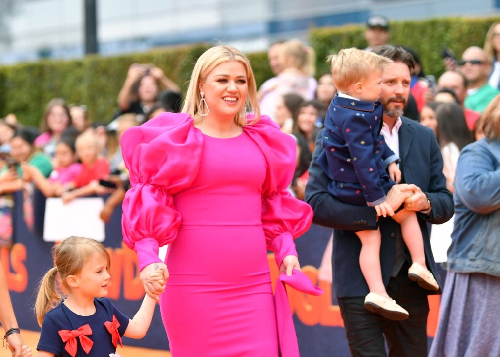 Kelly Clarkson and Brandon Blackstock in 2019.