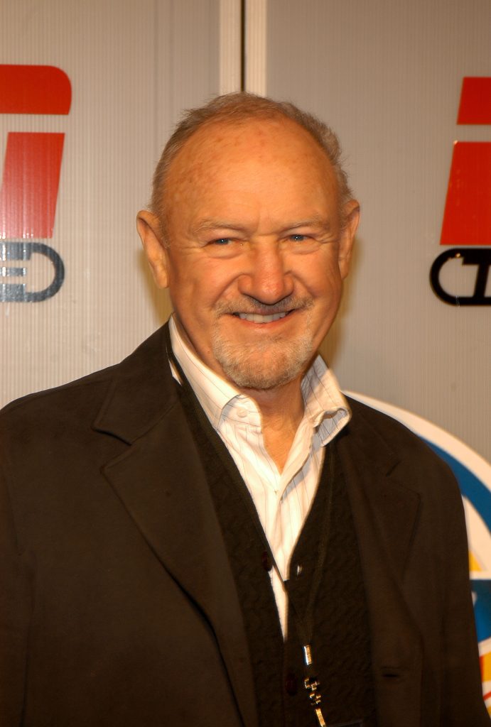 Gene Hackman attends an ESPN event ahead of Super Bowl XXXIX. 