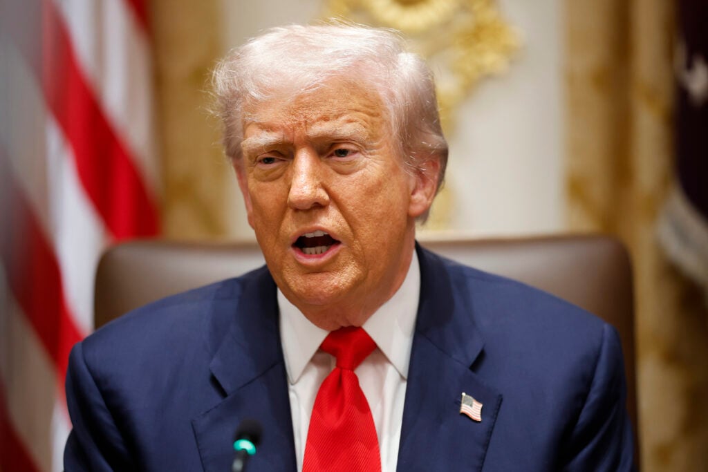 Donald Trump on October 14, 2025. Donald Trump on October 14, 2025.