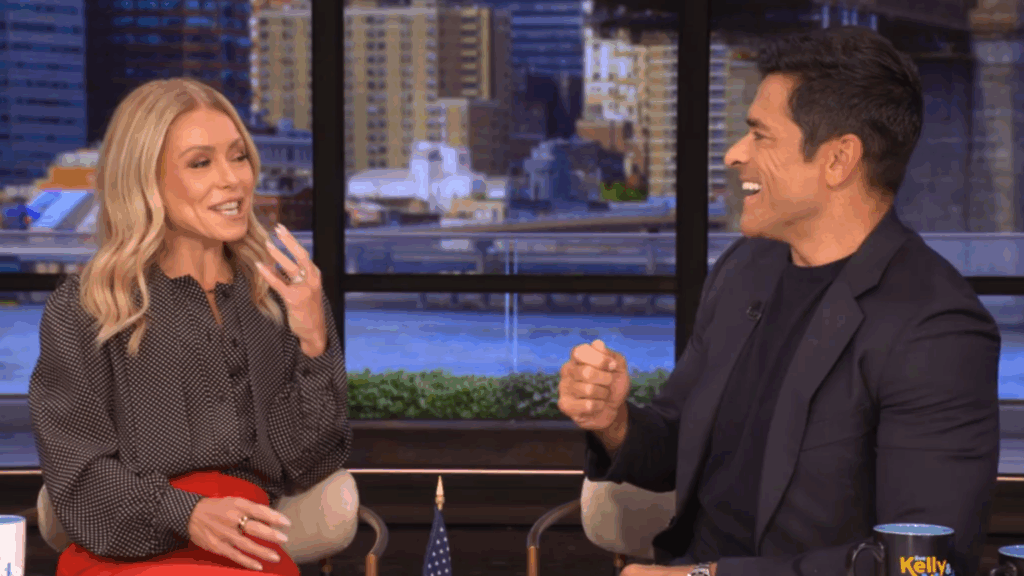 Kelly Ripa and Mark Consuelos in October 2025. Kelly Ripa and Mark Consuelos in October 2025.