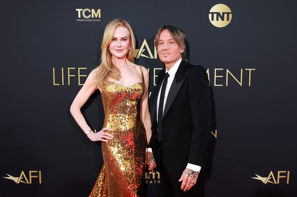 Nicole Kidman and Keith Urban attend the 49th AFI Life Achievement Award Gala Tribute celebrating Nicole Kidman at Dolby Theatre on April 27, 2024 in Hollywood, California.  Nicole Kidman and Keith Urban attend the 49th AFI Life Achievement Award Gala Tribute celebrating Nicole Kidman at Dolby Theatre on April 27, 2024 in Hollywood, California.