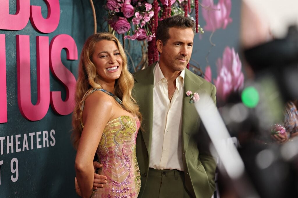 Blake Lively and Ryan Reynolds attend the It Ends With Us New York together. 