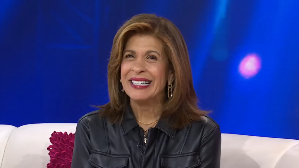 Hoda Kotb smiles on the Today Show in mid-February 2024.