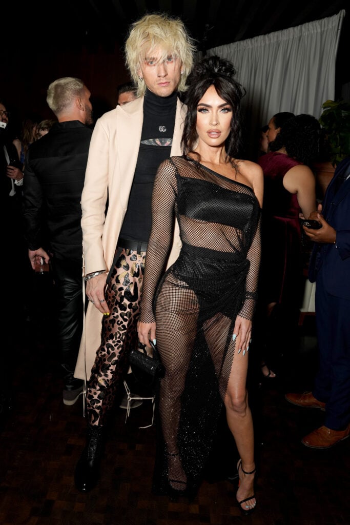 Machine Gun Kelly and Megan Fox attend the GQ Men of the Year Party 2022 at The West Hollywood EDITION on November 17, 2022 in West Hollywood, California. 