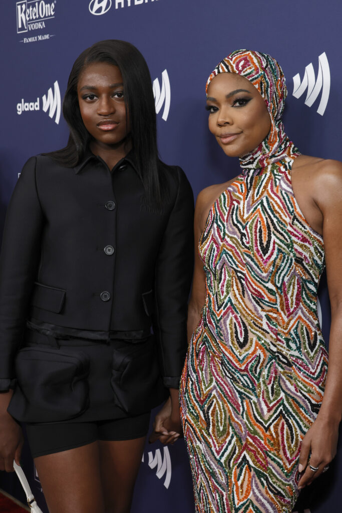 Gabrielle Union and daughter Zaya Wade on March 30, 2023.