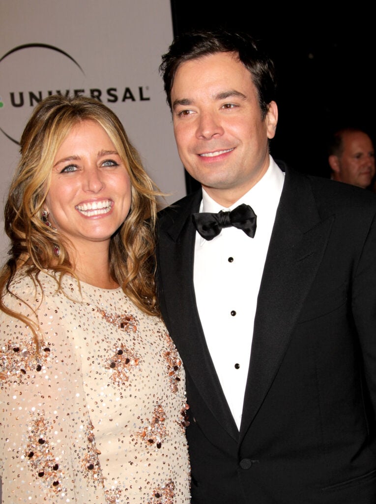 Jimmy Fallon and Nancy Juvonen arrive at NBC Universal's 68th Annual Golden Globes After Party held at The Beverly Hilton hotel on January 16, 2011 in Beverly Hills, California. 