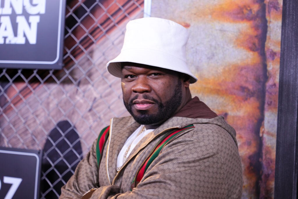 50 Cent attends the Power Book III: Raising Kanan New York Premiere at Hammerstein Ballroom on July 15, 2021 in New York City.