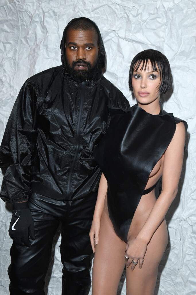 Kanye West and Bianca Censori in February of 2024.