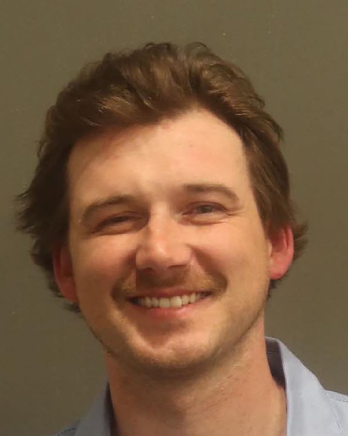 A mugshot of Morgan Wallen from April 8, 2024.