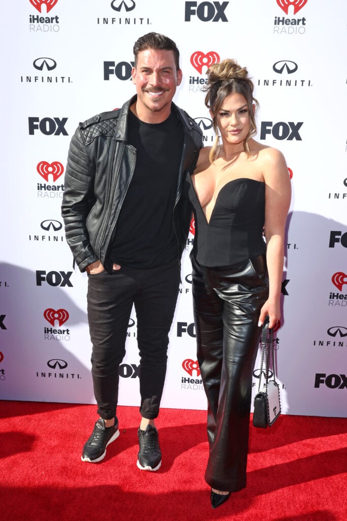 Jax Taylor and Brittany Cartwright attend the 2023 iHeartRadio Music Awards at Dolby Theatre in Los Angeles, California on March 27, 2023. Broadcasted live on FOX.