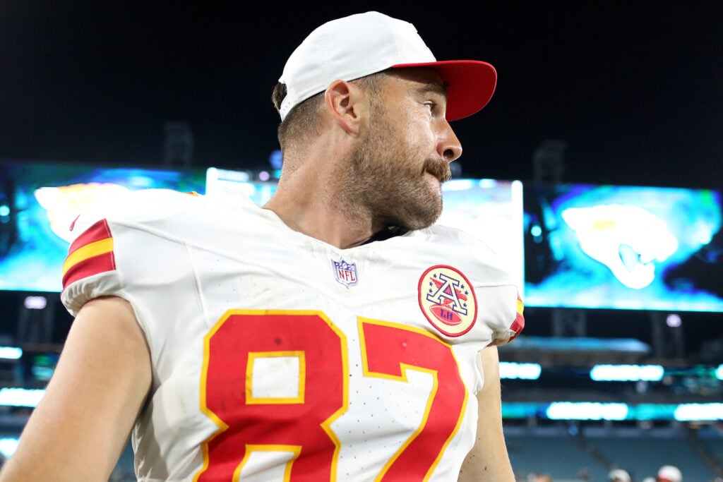 Travis Kelce on August 10, 2024.