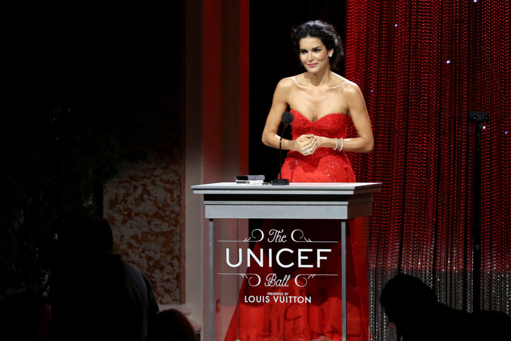 Angie Harmon for UNICEF in 2016.