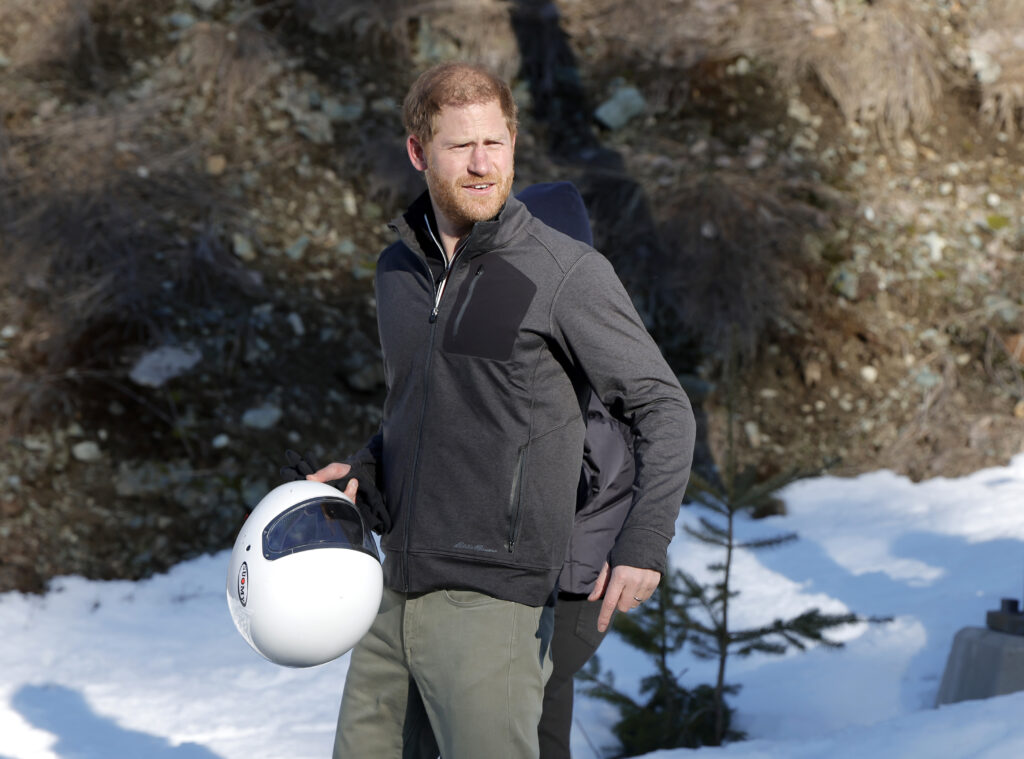 Prince Harry in mid-February of 2024.