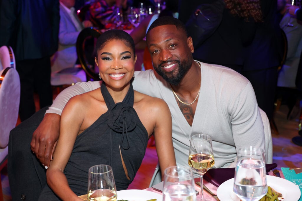 Gabrielle Union and Dwyane Wade on March 14, 2024.