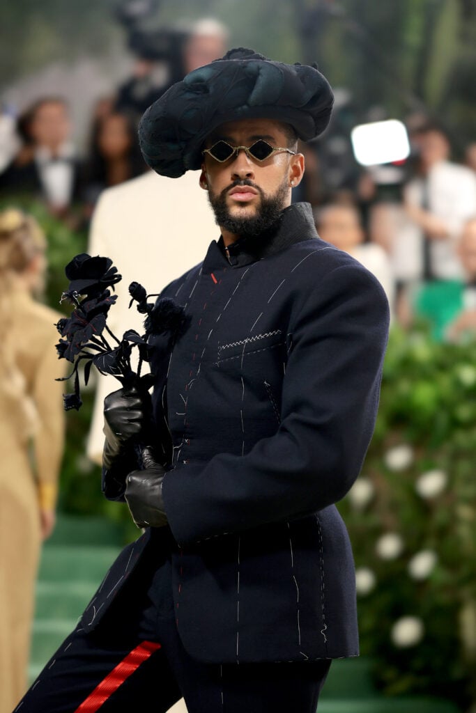 Bad Bunny attends the Met Gala in 2024.