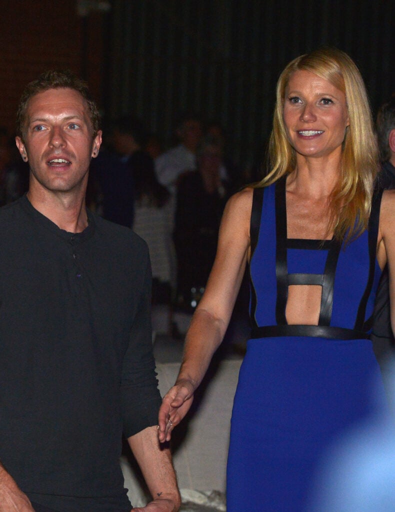 Chris Martin and Gwyneth Paltrow in January of 2014.