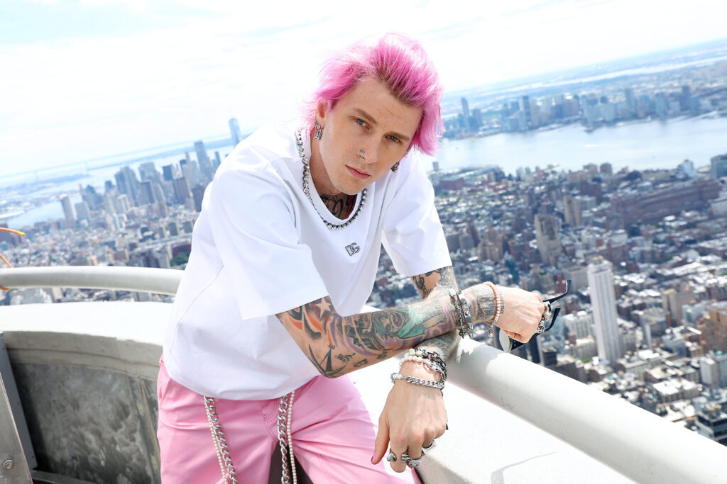 Machine Gun Kelly in late June of 2022.