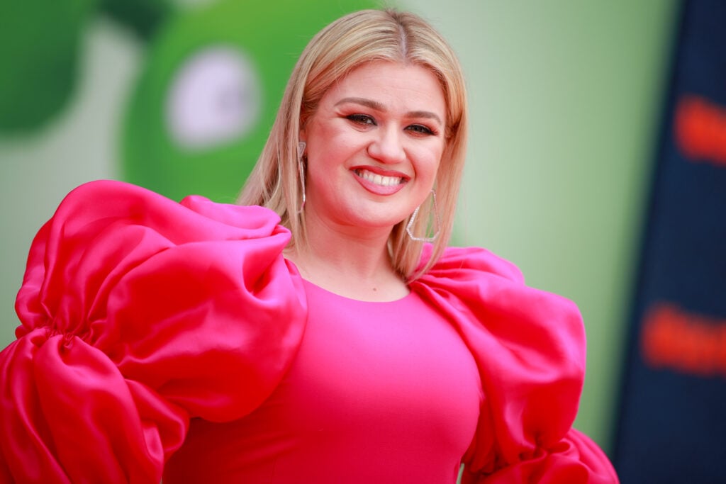 Kelly Clarkson attends STX Films World Premiere of UglyDolls at Regal Cinemas L.A. Live on April 27, 2019 in Los Angeles, California. 