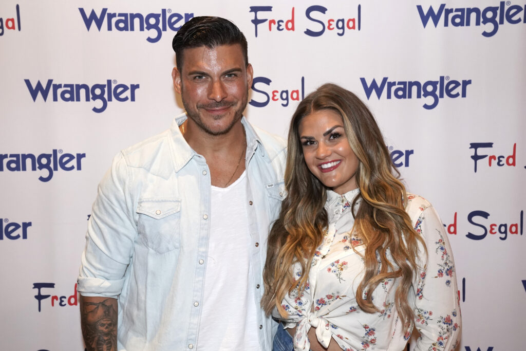 Jax Taylor and Brittany Cartwright attend âA Ride Through the Agesâ: Wrangler Capsule Collection Launch at Fred Segal Sunset at Fred Segal on September 19, 2019 in Los Angeles, California.