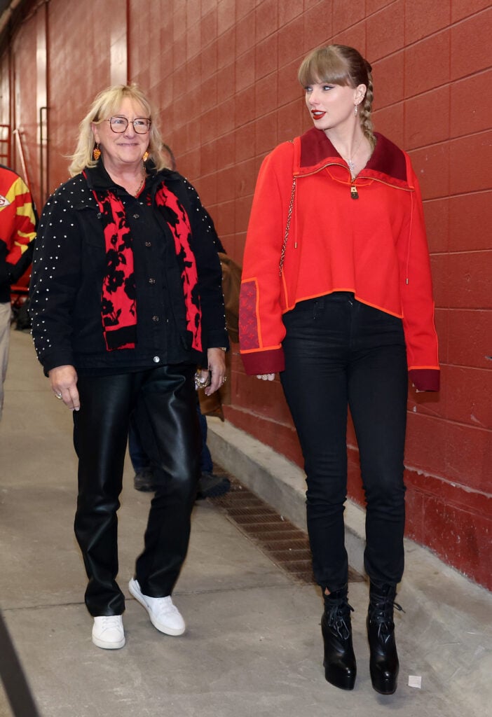 Donna Kelce and Taylor Swift on November 29, 2024.