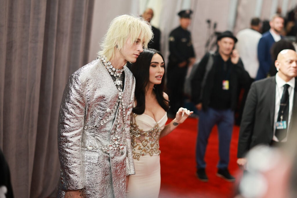 Machine Gun Kelly and Megan Fox attends the 65th GRAMMY Awards on February 05, 2023 in Los Angeles, California. 