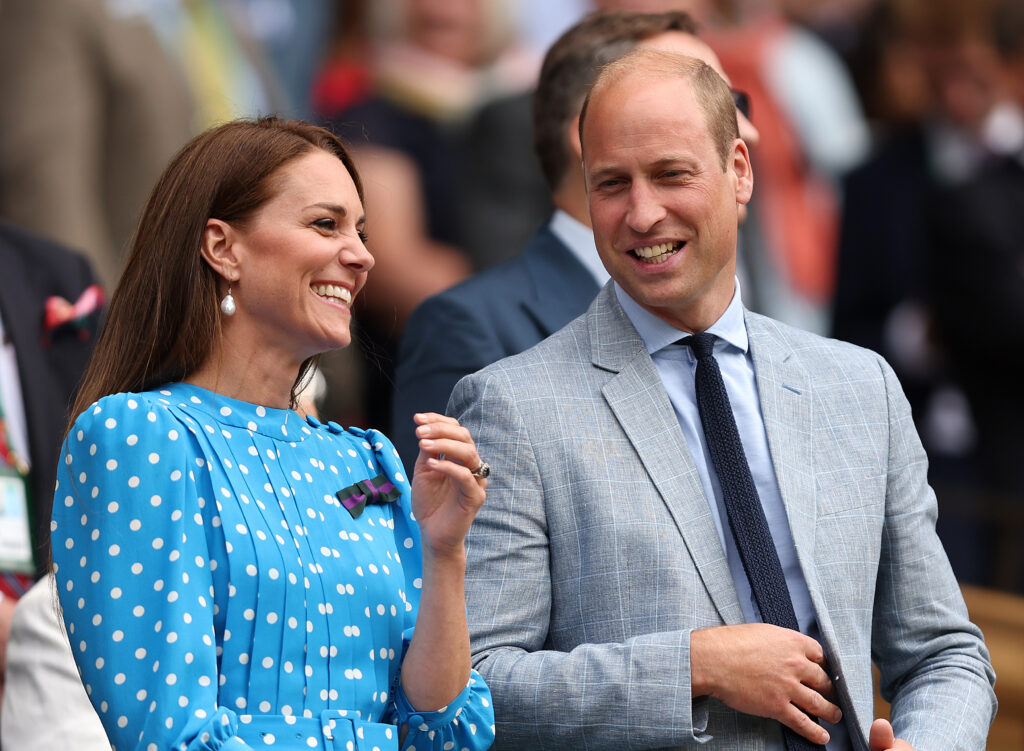 Kate Middleton and Prince William attend Wimbledon.